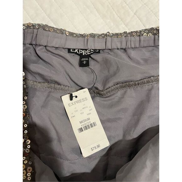 Express sequin tiered skirt - Picture 4 of 12